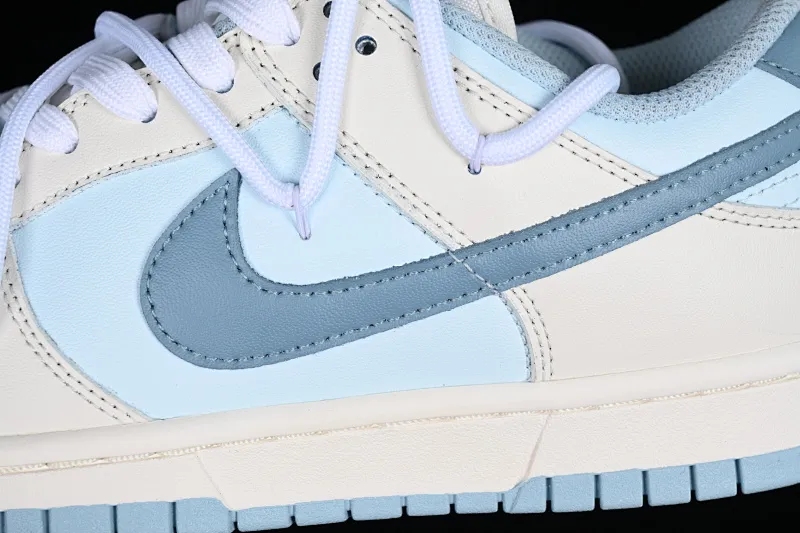 All categories Nk SB Dunk series Nk SB Dunk Low low-top sneakers Nk Dunk Low milk blue customized version of deconstructed strap casual sneakers DD1503-123